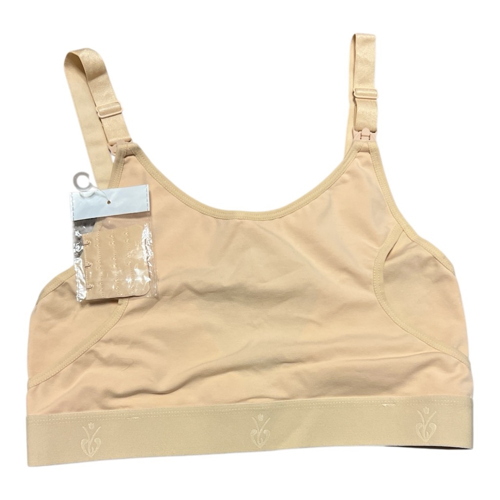 Lupantte NWT Hands Free Pumping Nursing Bra Nude Small
